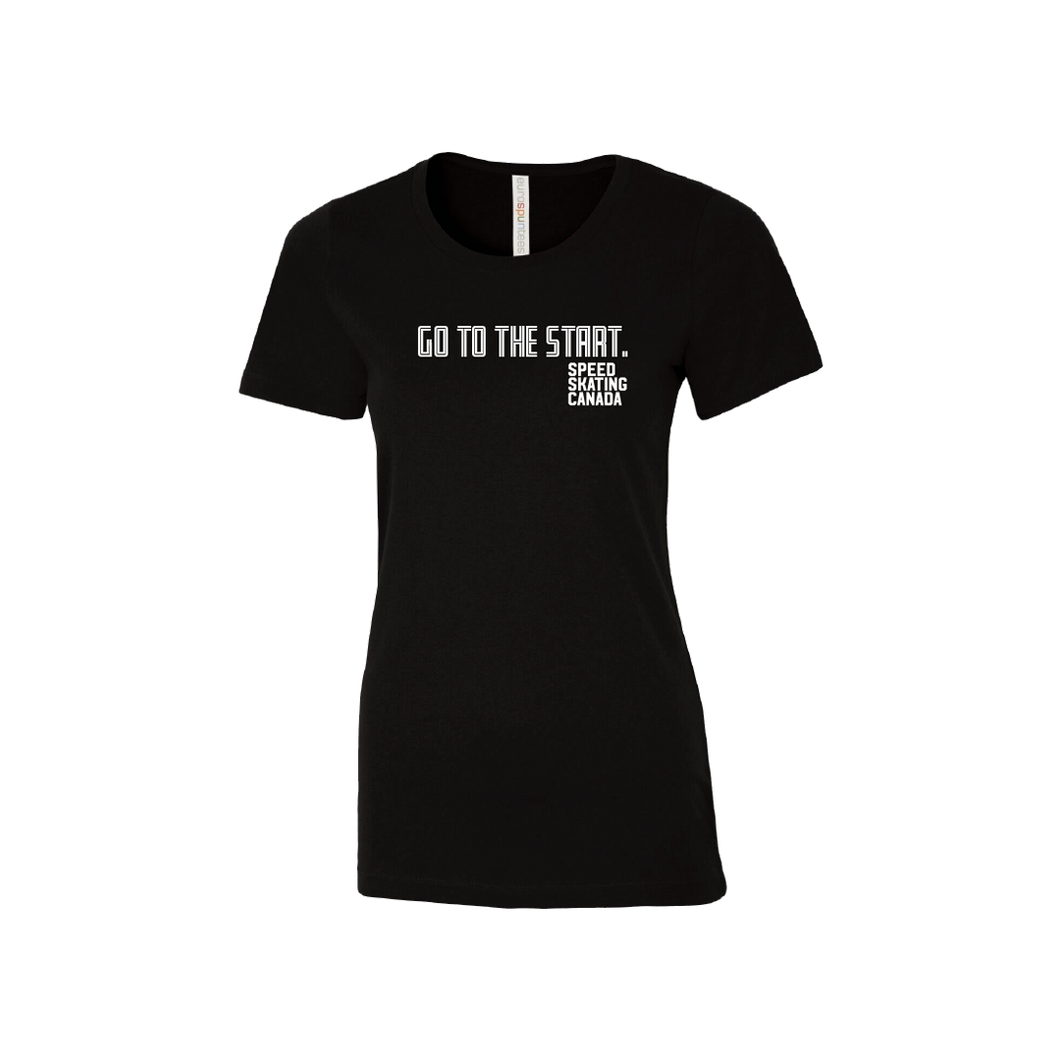 T-shirt 'Go to the Start' - Femmes