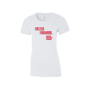 T-shirt 'Faster Forward' - Femmes