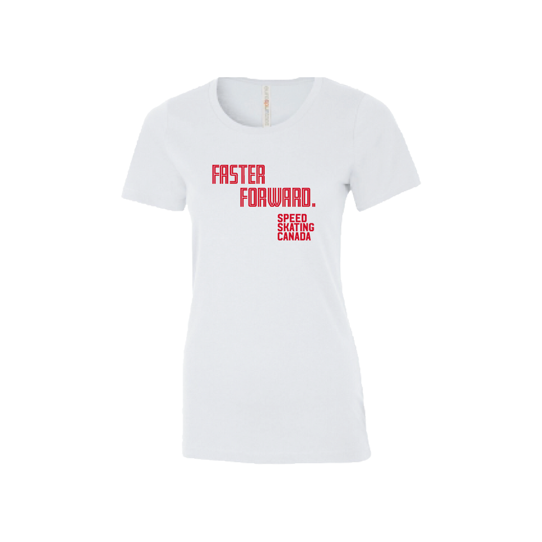 T-shirt 'Faster Forward' - Femmes